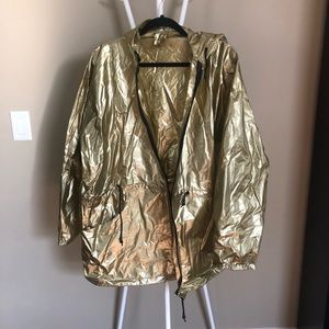 SOLD // BETMAR gold rain jacket